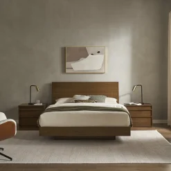 Fashion Joseph Build-Your-Own Bedroom Set, Walnut Small Bedroom Furniture|Bedroom Sets