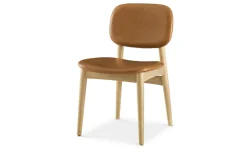 Discount Kelsey Leather Chair, White Wash Dining Chairs|Small Dining Room Furniture