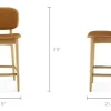 Sale Kelsey Leather Counter Stool Stools & Bar Stools