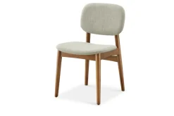 New Kelsey Marble Dining Table with 4 Chairs, Walnut Stain Small Dining Room Furniture|Dining Room Furniture Sets