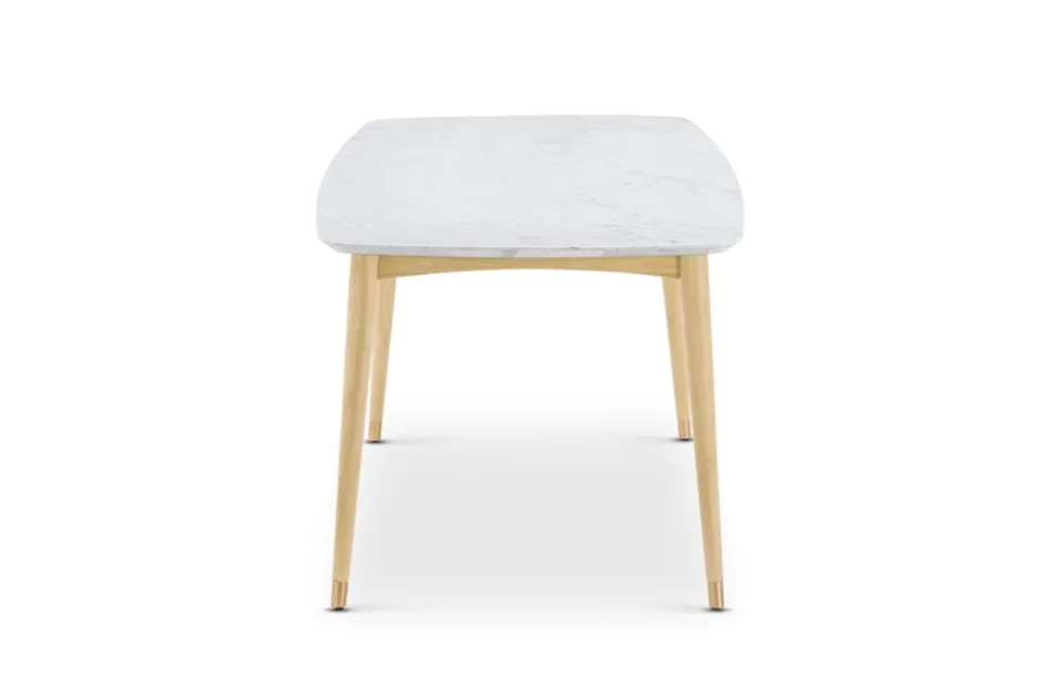Fashion Kelsey Marble Dining Table with 4 Chairs, White Wash Small Dining Room Furniture|Dining Room Furniture Sets