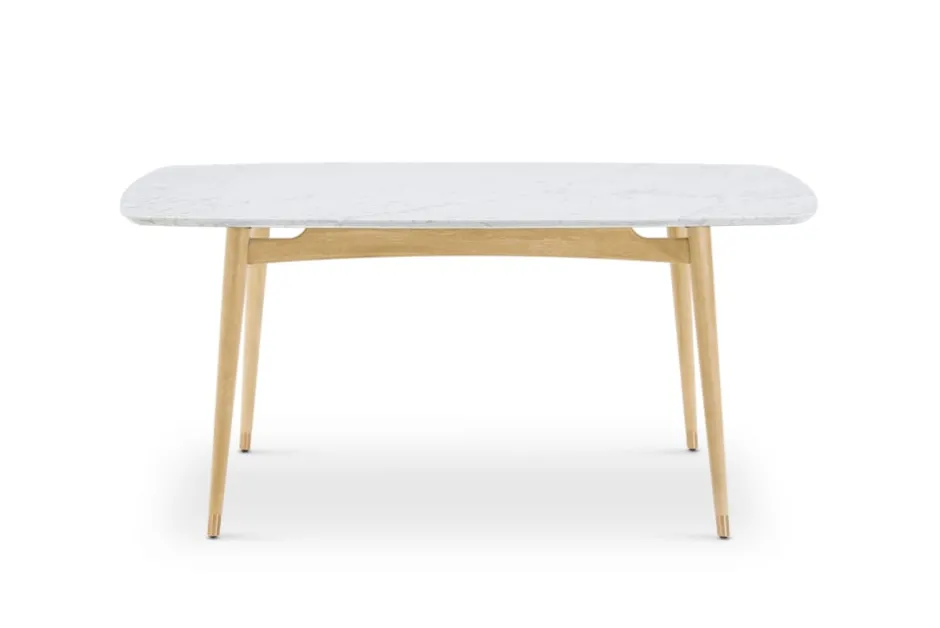 Fashion Kelsey Marble Dining Table with 4 Chairs, White Wash Small Dining Room Furniture|Dining Room Furniture Sets