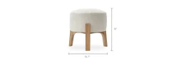 Best Kit Bouclé Stool Footstools, Ottomans & Poufs