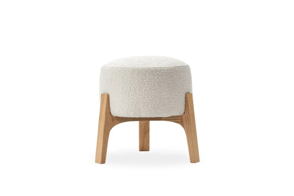 Best Kit Bouclé Stool Footstools, Ottomans & Poufs