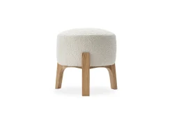 Best Kit Bouclé Stool Footstools, Ottomans & Poufs