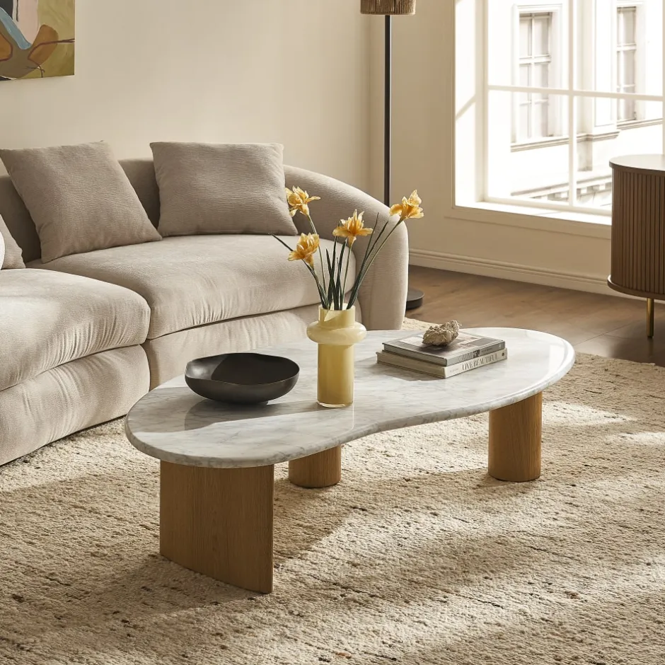 Fashion Lavine Marble Coffee Table Coffee Tables