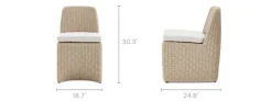 Best Lorna Outdoor Dining Chair Set Outdoor Chairs & Bar Stools|Outdoor Furniture Sets