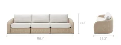 Sale Lorna Outdoor Extended Sofa Outdoor Sofas