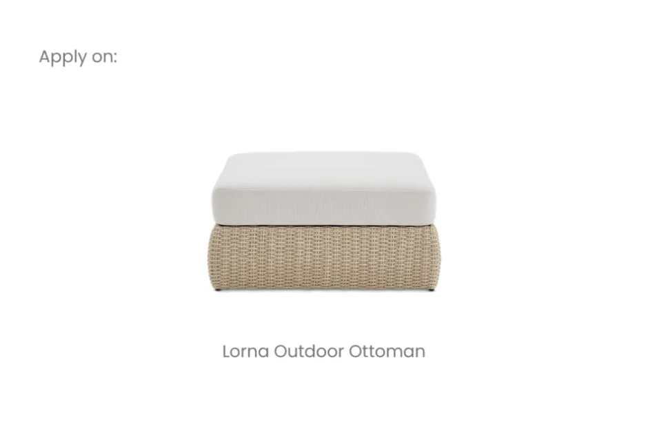 New Lorna Outdoor Ottoman Cover Outdoor Accessories