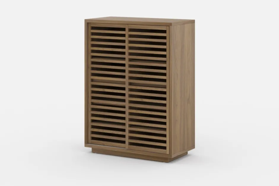 Discount Luka Cabinet, Walnut Sideboards & Buffet Cabinets