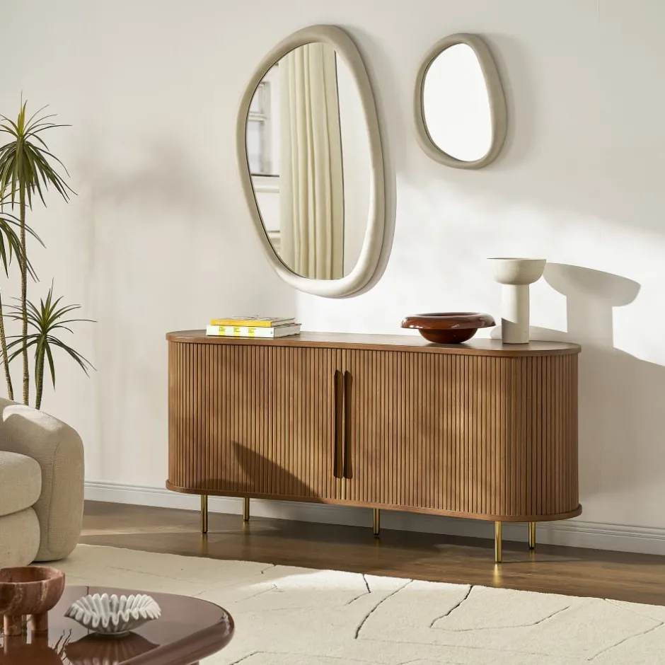 New Luna Large Wall Mirror Wall & Floor Mirrors|Small Bedroom Furniture
