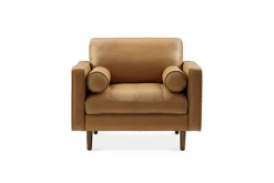 Clearance Madison Leather Armchair Armchairs And Accent Chairs