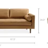 Online Madison Leather Chaise Sectional Sofa Leather Sofas|Sectional Sofas
