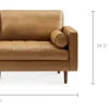 Fashion Madison Leather Sofa Small Living Room Furniture|Leather Sofas