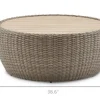 Fashion Malta Outdoor Round Drum Coffee Table Outdoor Coffee & Side Tables|Coffee Tables