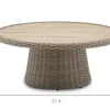 Online Malta Outdoor Round Pedestal Coffee Table Outdoor Coffee & Side Tables|Coffee Tables