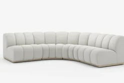 Fashion Marlow Performance Bouclé L-Shape Sectional Sofa Sectional Sofas