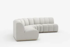 Fashion Marlow Performance Bouclé L-Shape Sectional Sofa Sectional Sofas
