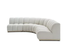 Fashion Marlow Performance Bouclé L-Shape Sectional Sofa Sectional Sofas