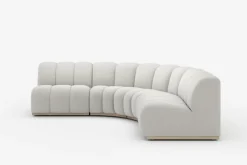 Fashion Marlow Performance Bouclé L-Shape Sectional Sofa Sectional Sofas