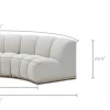 New Marlow Performance Bouclé Curve Sofa 3 Seater Sofas