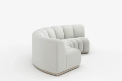 New Marlow Performance Bouclé Curve Sofa 3 Seater Sofas