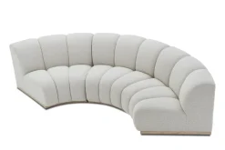 New Marlow Performance Bouclé Curve Sofa 3 Seater Sofas