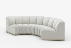 New Marlow Performance Bouclé Curve Sofa 3 Seater Sofas