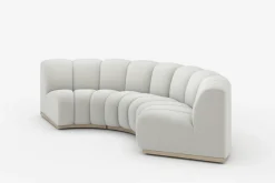 New Marlow Performance Bouclé Curve Sofa 3 Seater Sofas