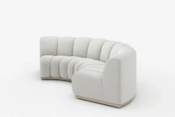 New Marlow Performance Bouclé Curve Sofa 3 Seater Sofas