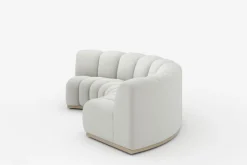 New Marlow Performance Bouclé Curve Sofa 3 Seater Sofas
