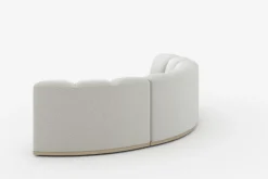 New Marlow Performance Bouclé Curve Sofa 3 Seater Sofas
