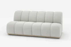 New Marlow Performance Bouclé Armless 2 Seater Sofa Modular Sofas|Loveseats