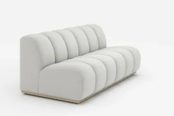 New Marlow Performance Bouclé Armless 2 Seater Sofa Modular Sofas|Loveseats
