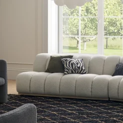 New Marlow Performance Bouclé Armless 2 Seater Sofa Modular Sofas|Loveseats