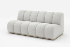 New Marlow Performance Bouclé Armless 2 Seater Sofa Modular Sofas|Loveseats