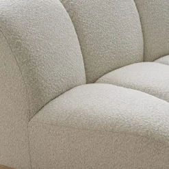 New Marlow Performance Bouclé Armless 2 Seater Sofa Modular Sofas|Loveseats