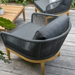 Clearance Maui Outdoor 2 Lounge Chairs & Side Table Set Small Outdoor Furniture|Outdoor Sofas