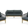 Clearance Maui Outdoor Loveseat & 2 Lounge Chairs Set Outdoor Sofas|Outdoor Furniture Sets