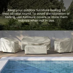Clearance Maui Outdoor Loveseat & 2 Lounge Chairs Set Outdoor Sofas|Outdoor Furniture Sets