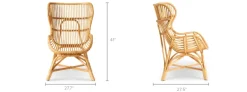 Outlet Mico Rattan Armchair Armchairs And Accent Chairs