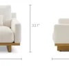 New Mori Performance Fabric Armchair Armchairs And Accent Chairs