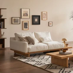 Best Mori Performance Fabric Single Arm 2 Seater Sofa Modular Sofas|Loveseats