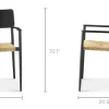 Best Newport Stackable Outdoor Dining Chair Set Small Outdoor Furniture|Outdoor Chairs & Bar Stools