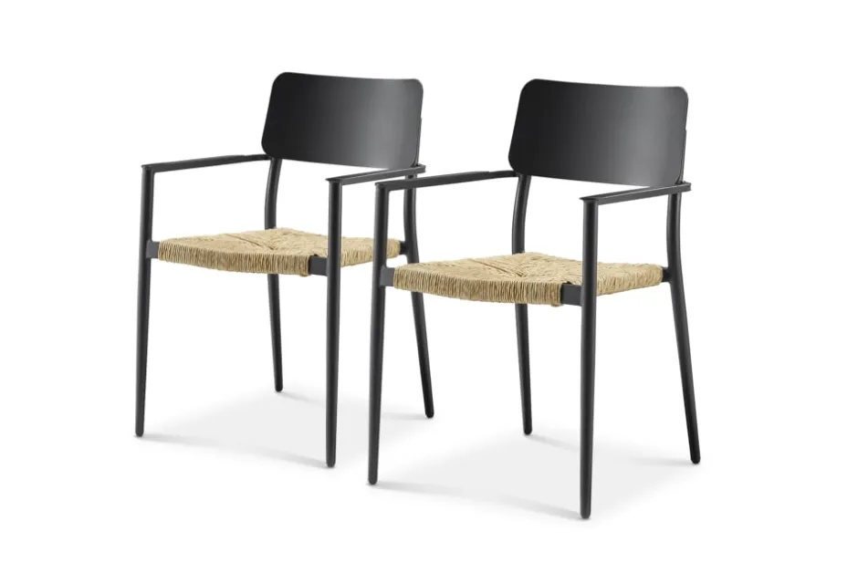 Best Newport Stackable Outdoor Dining Chair Set Small Outdoor Furniture|Outdoor Chairs & Bar Stools