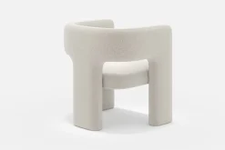 Clearance Paloma Bouclé Armchair, Snow Armchairs And Accent Chairs|Small Living Room Furniture