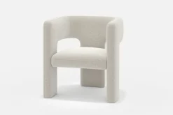 Clearance Paloma Bouclé Armchair, Snow Armchairs And Accent Chairs|Small Living Room Furniture