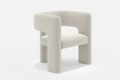 Clearance Paloma Bouclé Armchair, Snow Armchairs And Accent Chairs|Small Living Room Furniture
