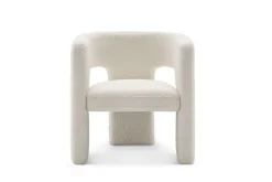 Clearance Paloma Bouclé Armchair, Snow Armchairs And Accent Chairs|Small Living Room Furniture
