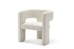 Clearance Paloma Bouclé Armchair, Snow Armchairs And Accent Chairs|Small Living Room Furniture